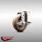 Service Caster 4 Inch 316SS High Temp Glass Filled Nylon Swivel Bolt Hole Caster with Brake SCC SCC-SS316BH20S414-GFNSHT-TLB - alternate 2